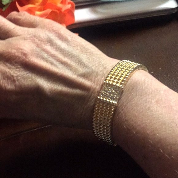 Texture Gold Bracelet - Picture 2 of 2